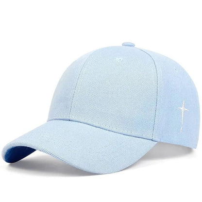 Unisex Simple Cross Water Drop Embroidery Baseball Cap - SavageBiz