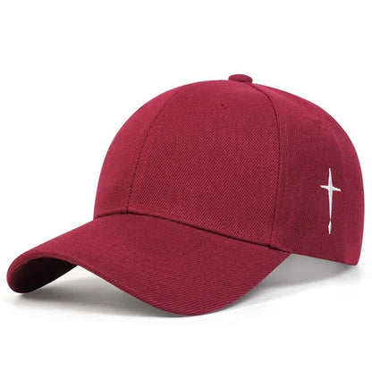 Unisex Simple Cross Water Drop Embroidery Baseball Cap - SavageBiz