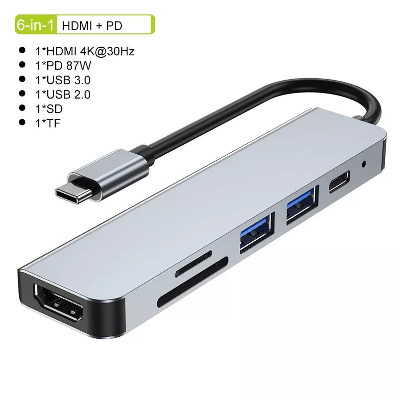 USB-C Hub Type-C Splitter - SavageBiz