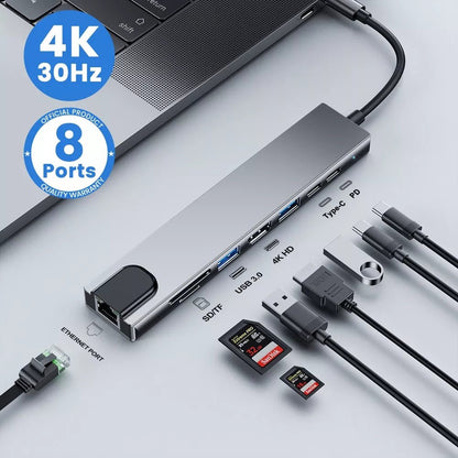 USB-C Hub Type-C Splitter - SavageBiz