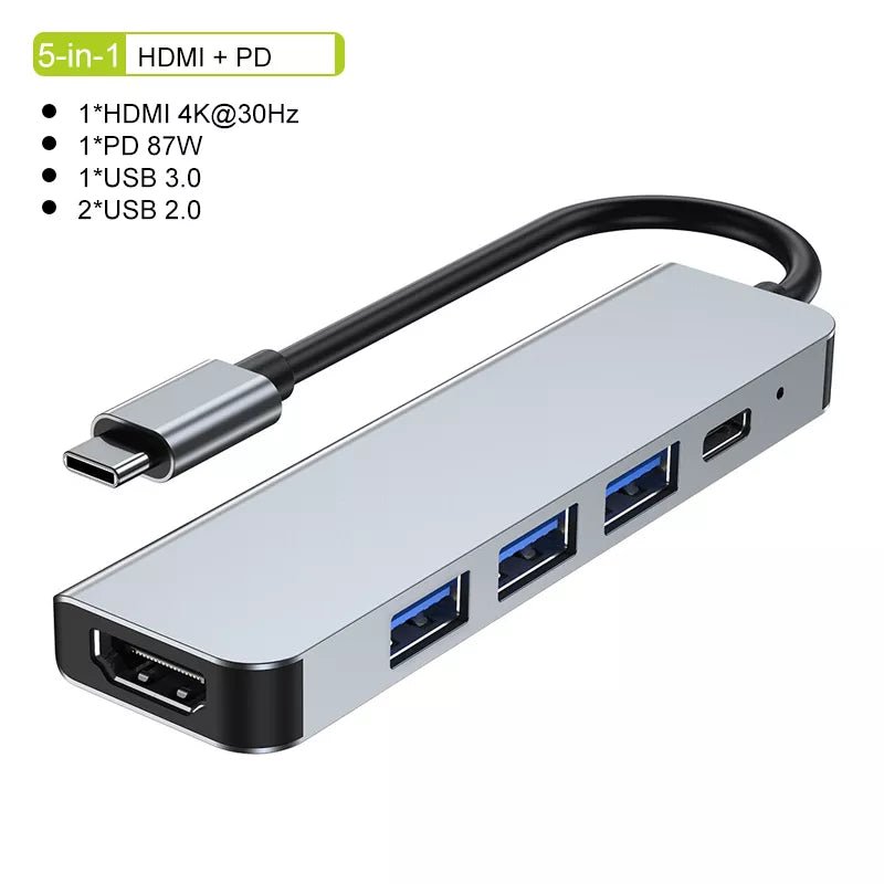 USB-C Hub Type-C Splitter - SavageBiz