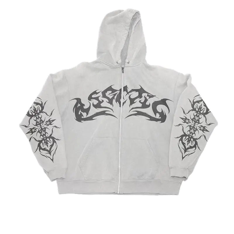 Vintage Flame Hoodies - SavageBiz