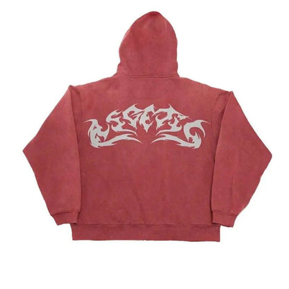 Vintage Flame Hoodies - SavageBiz