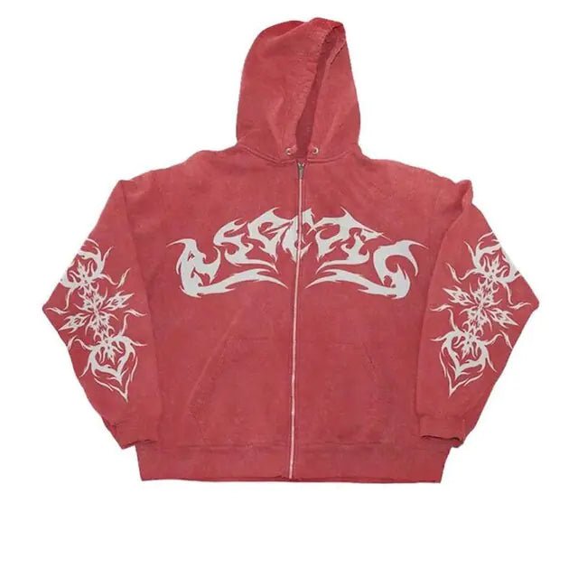 Vintage Flame Hoodies - SavageBiz