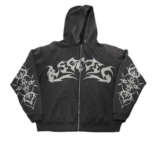 Vintage Flame Hoodies - SavageBiz