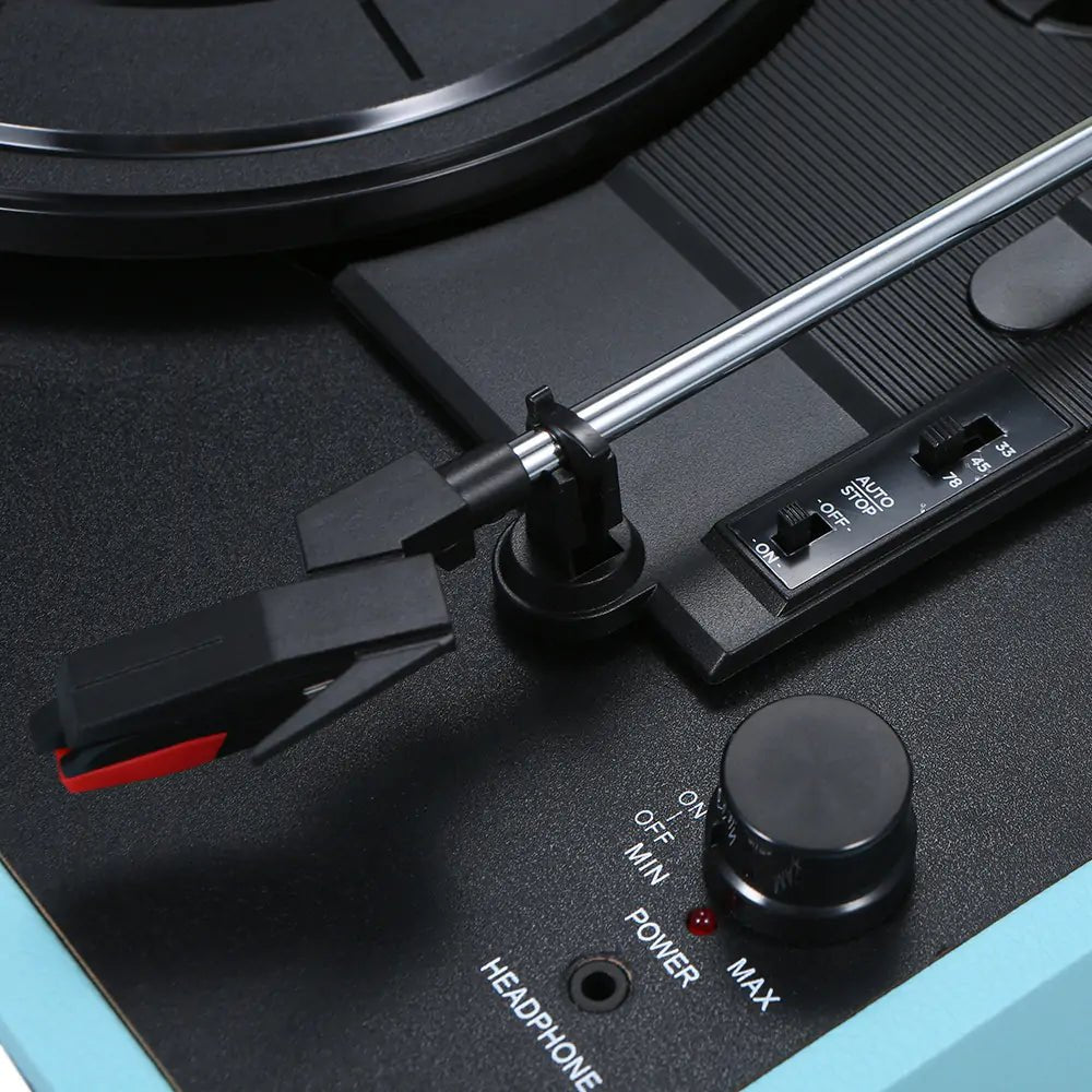 Vintage Portable Phonograph Turntables - SavageBiz