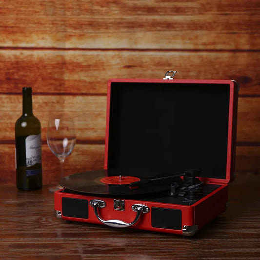 Vintage Portable Phonograph Turntables - SavageBiz