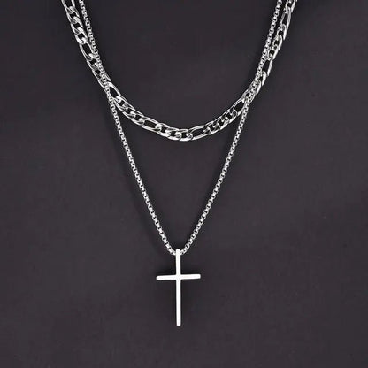 Vnox Mens Cross Necklaces - SavageBiz