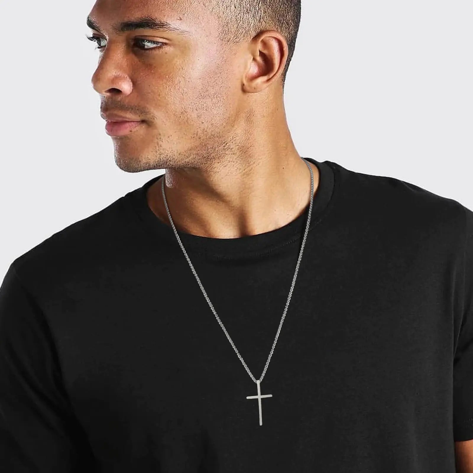 Vnox Mens Cross Necklaces - SavageBiz