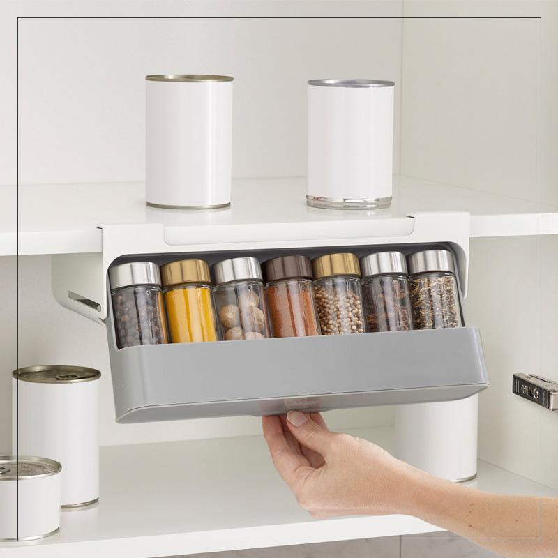 Wall-Mounted Spice Organizer - SavageBiz