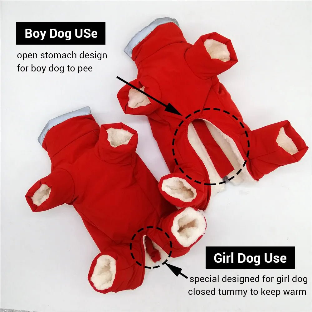 Winter overalls for dogs - SavageBiz
