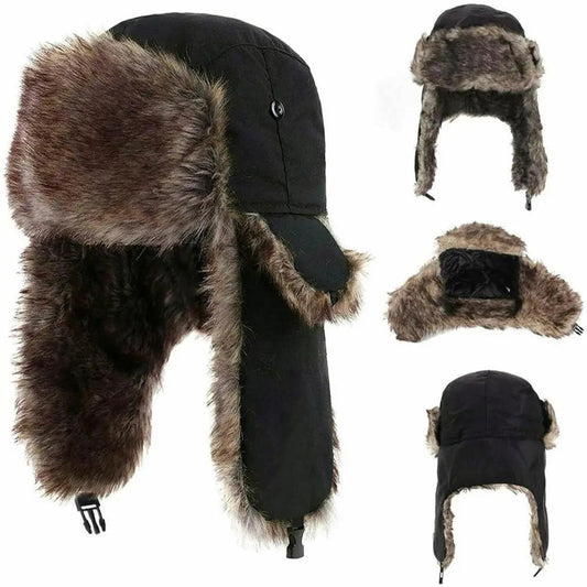 Winter Trapper Aviator Trooper Earflap Hat - SavageBiz