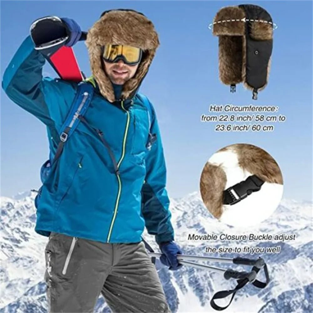 Winter Trapper Aviator Trooper Earflap Hat - SavageBiz