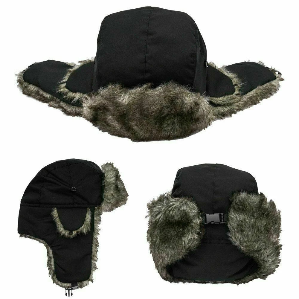 Winter Trapper Aviator Trooper Earflap Hat - SavageBiz